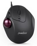 Merkloos Trackball muis bedraad - Ergonomisch - Platte muis - 400/1000 dpi - Laser