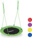 Relaxdays Nestschommel - kinderschommel - schotelschommel - schommel buiten - rond - 90 cm - groen