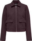 Onlvela Only Jas Onlvela Zip Short Jacket Otw Noos 15359339 Winetasting/melange Dames Maat - S