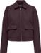 Onlvela Only Jas Onlvela Zip Short Jacket Otw Noos 15359339 Winetasting/melange Dames Maat - S