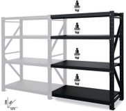 Beta S4Ca Stellingkast Uitbreidingsset | 4 Legplanken