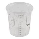KS Tools 500.8056 Wegwerp-verfmengbeker met deksel, 400 ml, 25-pack