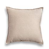Jeanerlor Decoratieve kussenhoes van katoen en linnen, geel, voor bank, duurzaam, chic, comfortabel, voor speelkamer, café, 65 x 65 cm, licht linnen