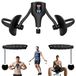 Entraîneur multifonctionnel 3-en-1 : appareil d'entraînement pour les jambes, les bras et le plancher pelvien. Inclut un mode corde à sauter. Résistance maximale : 50 kg. Appareil de fitness