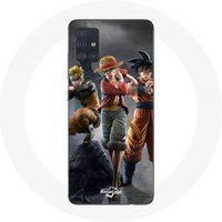 Maniacase Case voor Samsung Galaxy A51 4G Sangoku naruto Luffy één stuk Dragon Ball z 3D Anime manga