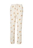 Hunkemöller Pyjamabroek 'Ess' beige / kersrood / wolwit