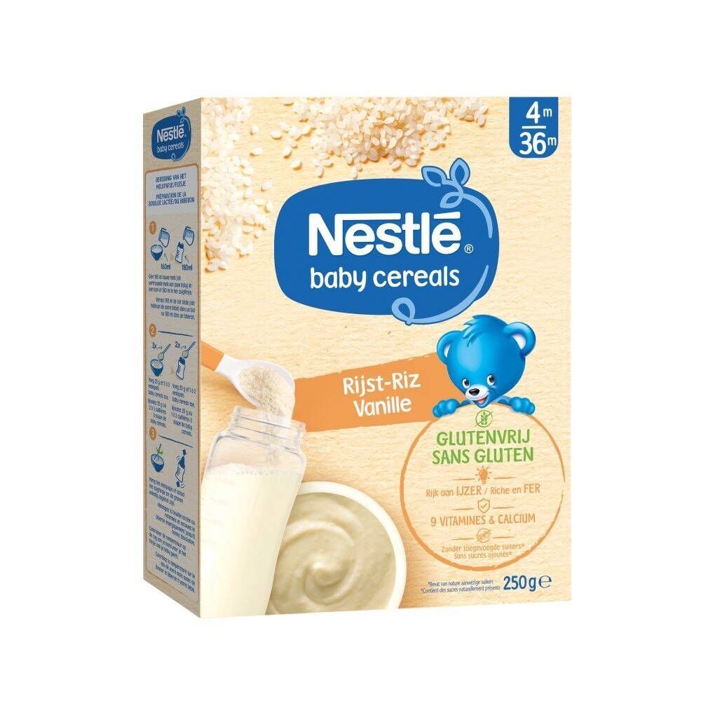 Nestlé® Nestlé® Baby Cereals Rijst Vanille Glutenvrij 250 g