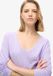 Superdry Haut en jersey à col en V et manches longues - Femme - lavande clair violet - Taille UK8-EU36