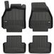 Frogum Tapis de sol - 3D Ajustement - Convient pour Renault Megane II 2002-2008 (Pas pour Coupé) - Caoutchouc TPE - 4 pièces - Noir