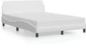 vidaXL Bedframe "Dover" kunstleer wit 120x200 cm