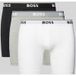 BOSS pour homme. 50538142 Pack 3 Boxers Power blanc, gris, noir (M), Homewear, Coton