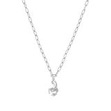 Amor by Scorpions 2040514 uniseks ketting met hanger van roestvrij staal voor dames en heren, 45 + 5 cm, Schorpioenzilver, levering in geschenkdoos