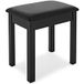 Gear4music VISION Piano Stool with Storage, Black