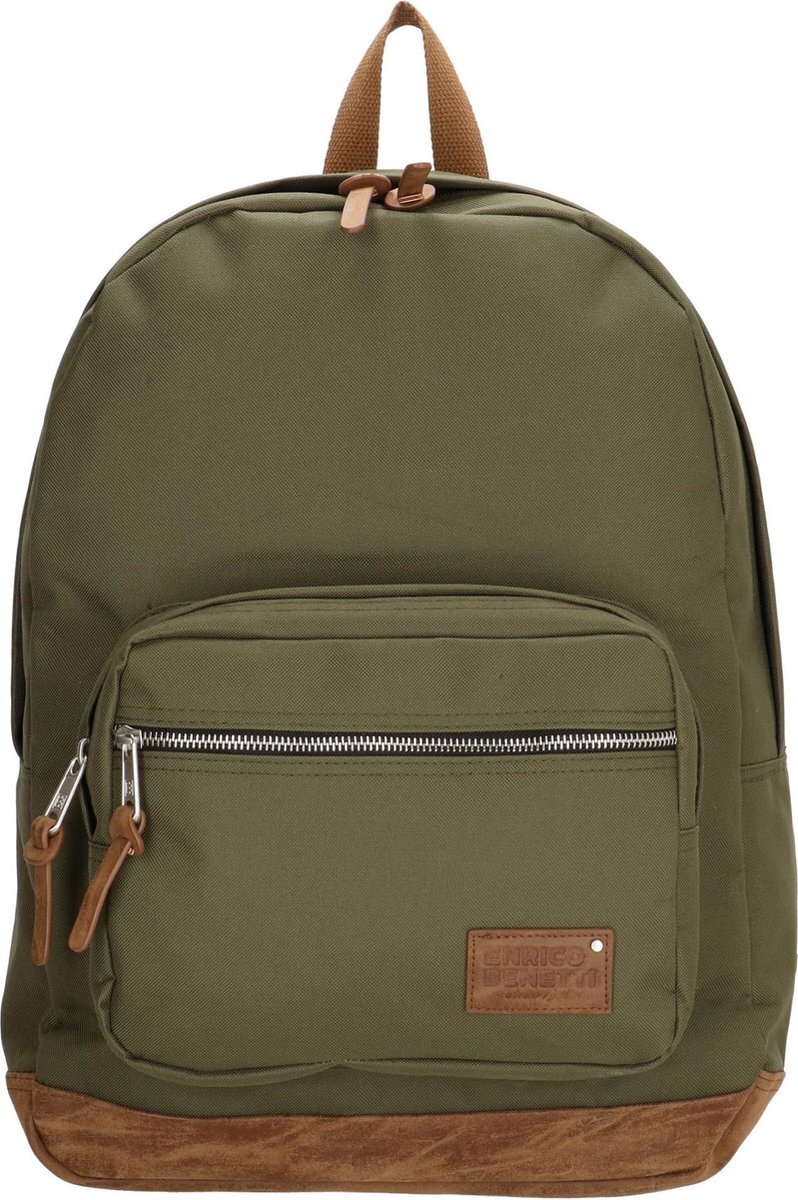 Enrico Benetti Rugzak / Rugtas / Laptoptas / Schooltas - Santiago - 15 inch - 12 Liter - Groen