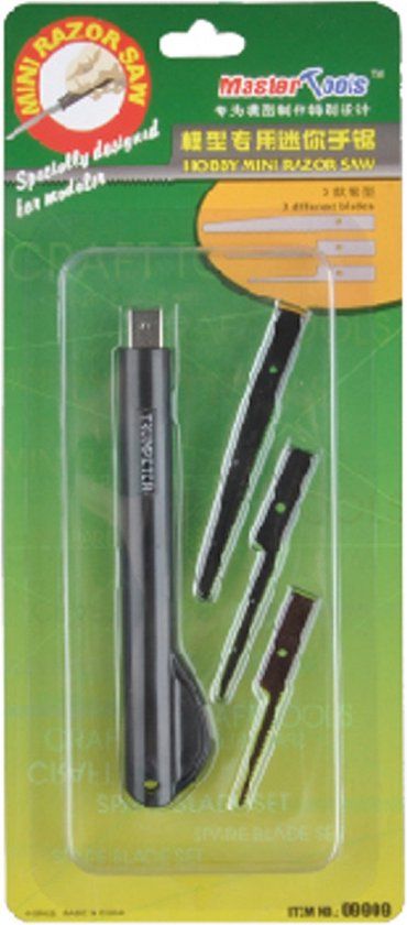 MasterTools 09909 Hobby Mini Razor Saw - Handzaag - 9580208099095 kopen ...