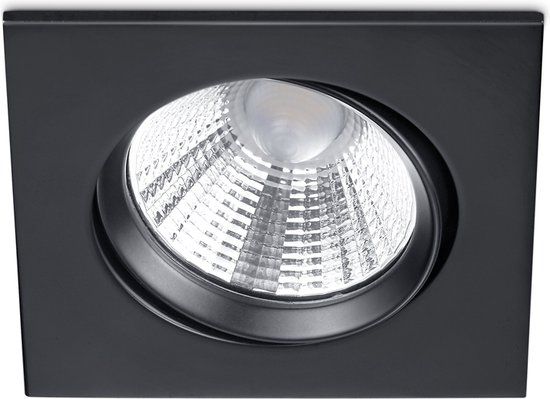 Trio International Badkamer inbouwspot Pamir incl. LED 5.5w 3000K 345lm Zwart Mat