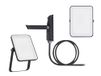 WatioWave LED-projector, zwart, 10 W, 3000 K, 900 lm, essentieel