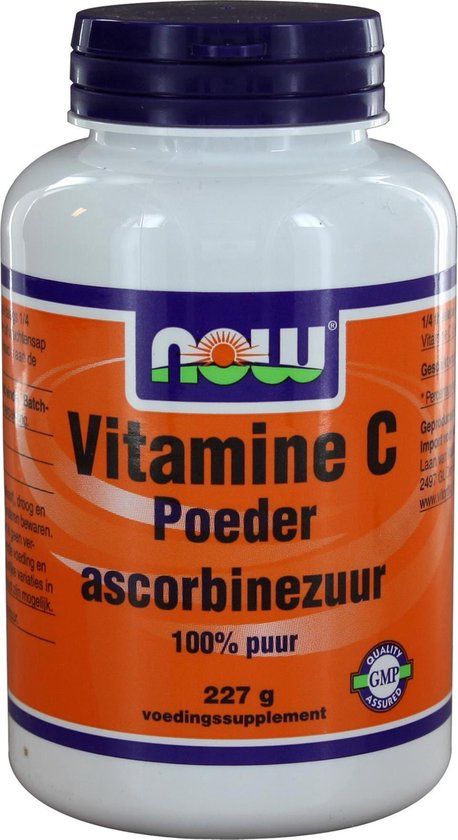 NOW Vitamine C Poeder 100% Ascorbinezuur - 227g
