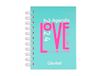 Colourbook Glow Dagplanner 2024, spiraal van metaal, Love