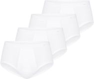 Mey Heren slip / onderbroek 4 pack Noblesse Wit Katoen Maat M