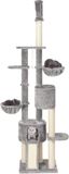Unyqoos Poteau griffoir pour Grand Chat - Gris clair