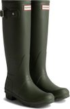 Hunter - Dames Original Hoge Regenlaarzen - Olijfgroen - Maat 40-41 EU