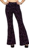 Wilbers Party Glitter Broek Velvet Waves Neon Pink - Maat M - 38/40