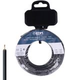 EDM Single-line elektrische kabel EDM 28575 Zwart 5 m h07z1-k