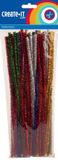 ThimToys Chenille Glitter, 50 stuks, Multicolor