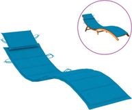 vidaXL Ligbedkussen - Oxford Stof - Blauw