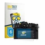 BROTECT Screenprotector 6 Stuks voor Fujifilm X-T30 III Beschermglas transparant