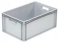 Qbox Boîte de rangement, dimensions 600x400x270, empilable, robuste