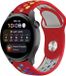 Strap-it Bracelet de montre connectée en silicone - Convient pour Huawei Watch 3 / 3 Pro - Rouge