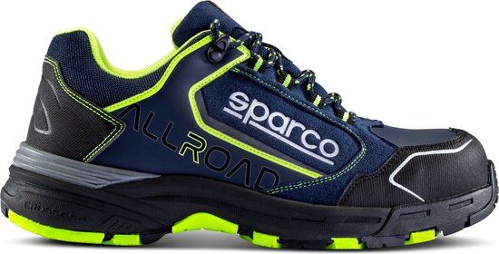 Sparco ALLROAD S3 SRC Veiligheidsschoenen - Blauw/Geel - Maat 40