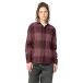 VAUDE blouse multifonctionnelle 'Farsund III' bourgogne / vin rouge / blanc cassé