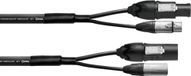 CORDIAL ELC CPH1.5-DMX1-PWR1-T1 DMX-kabel XLR 3-polig + Powercon True1-1,5 m
