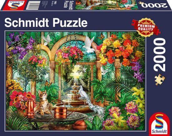 Schmidt Spiele 58962 Legpuzzel - 2000 stukjes - Flora & fauna