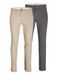 JACK & JONES Marco Dave (2-pack) loose fit - heren chino - beige en donkergrijs