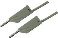 SKS Hirschmann MLN 100/2,5 GR Meetsnoer Banaanstekker 4 mm Banaanstekker 4 mm 1.00 m Grijs 1 stuk(s)