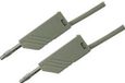 SKS Hirschmann MLN 100/2,5 GR Meetsnoer Banaanstekker 4 mm Banaanstekker 4 mm 1.00 m Grijs 1 stuk(s)