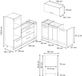 Vicco Keuken Fame-Line, Groen-Goud Landhuis/Wit, 340 cm, WB Marmer