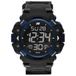 Skechers Herenhorloge, Digitaal, Zwart/Blauw, 55MM