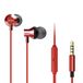 Aiwa ESTM-50RD Headset Bedraad In-ear Muziek Rood