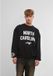 Mister Tee Upscale North Carolina Bold Faced Oversize Crewneck sweater/trui - L - Zwart