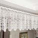 Omgoods - Rideaux de fenêtre courts à motifs floraux - Style maison de campagne, 250 x 30 cm
