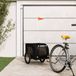 Maison Exclusive - Remorque à vélo pour chien, noir, en tissu Oxford et métal