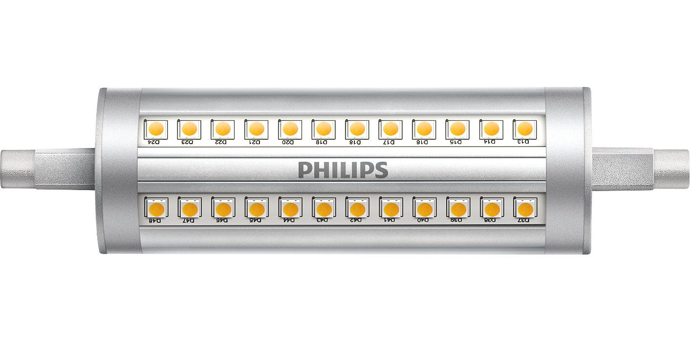 Philips LED-lamp - 14W - 2000 lumen - R7s - 4000K - Koel wit - Dimbaar