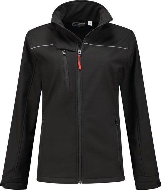 Workman WorkWoman Softshell Jack Summer - 25261 zwart - Maat S