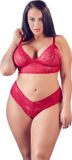 Cottelli Collection Lingerie Set Rood Maat XL