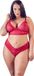 Cottelli Collection Lingerie Set Rood Maat XL